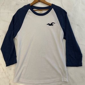 Mens hollister and co raglan shirt
